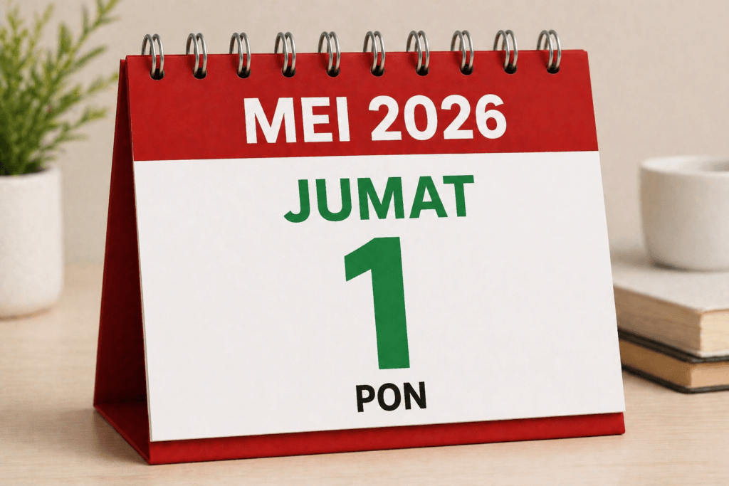 1 mei 2026 hari apa