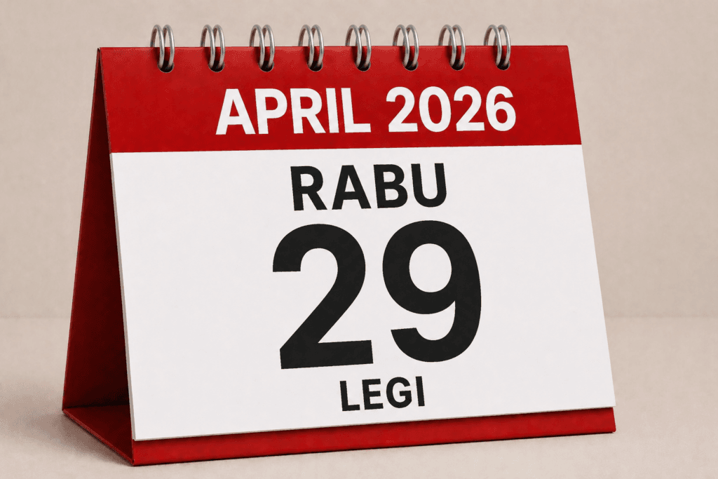 tanggalan jawa hari ini 29 april 2026 