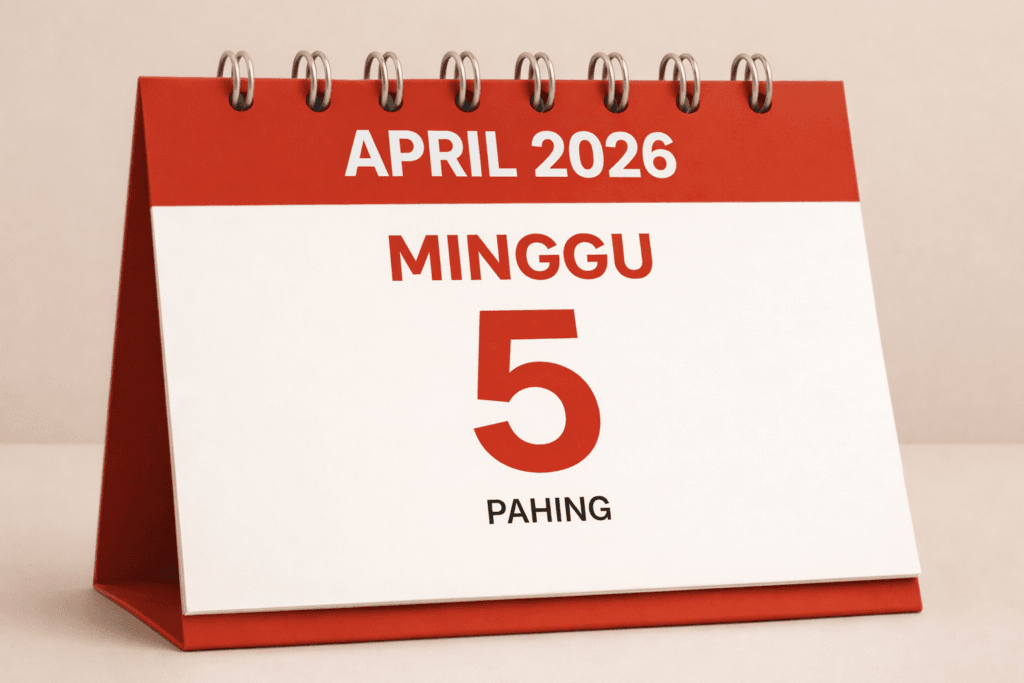 tanggalan jawa hari ini 5 april 2026 Minggu pahing lengkap