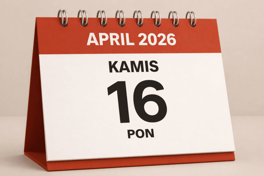tanggalan jawa hari ini 16 april 2026