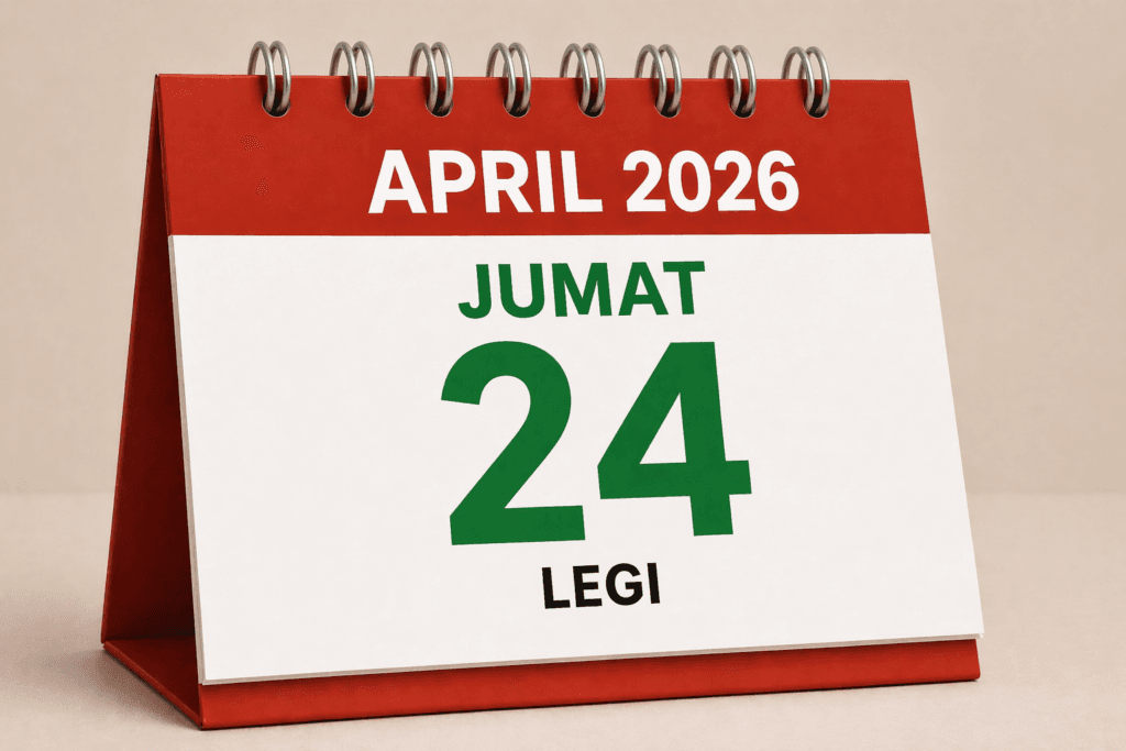 tanggalan jawa hari ini 24 april 2026 jumat legi