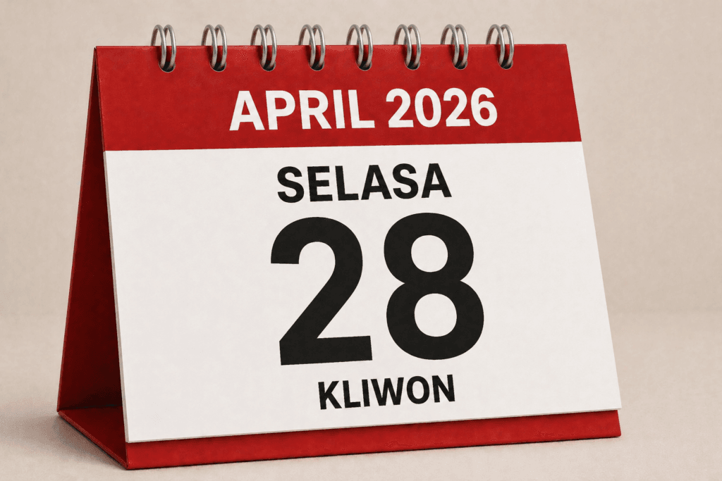 tanggalan jawa hari ini 28 april 2026