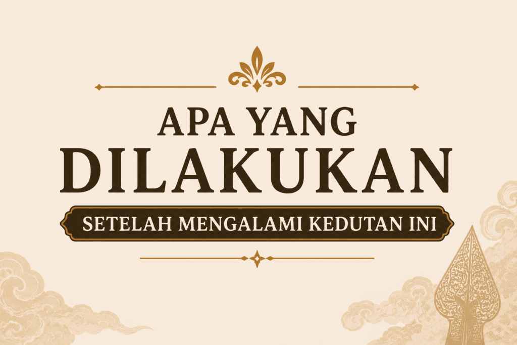 Apa yang Dilakukan Setelah Mengalami Kedutan