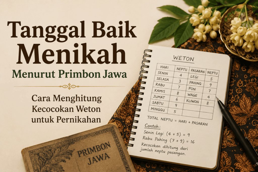 Cara Menghitung Kecocokan Weton untuk Pernikahan