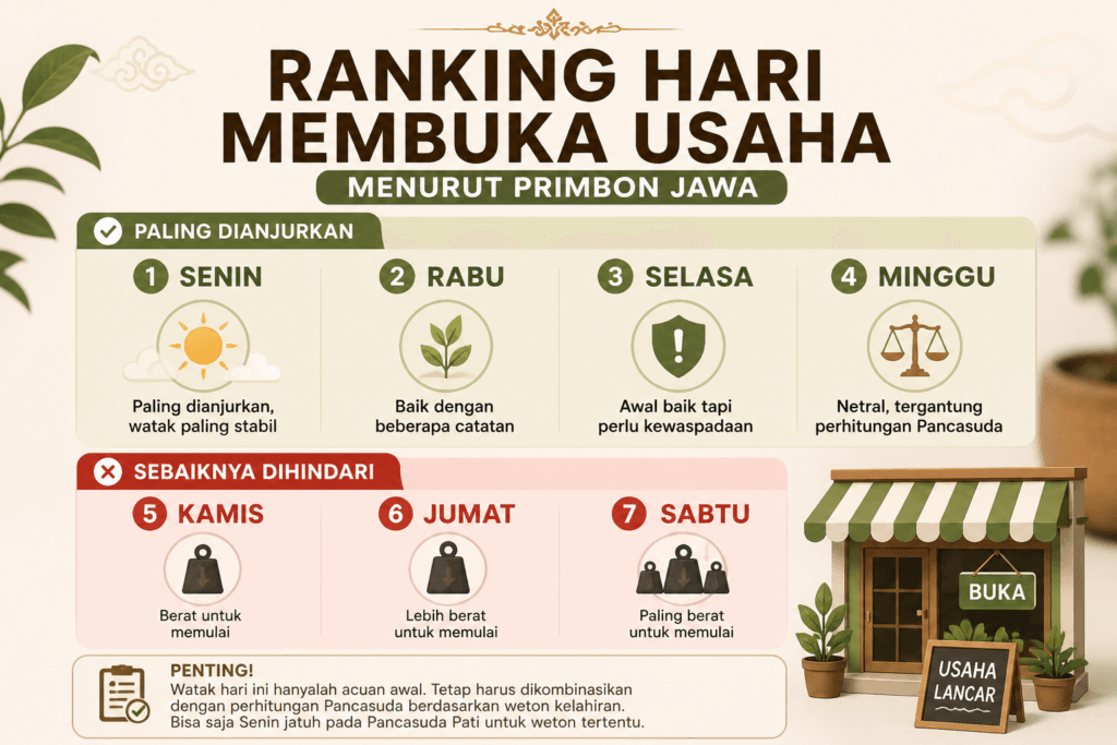Hari Terbaik untuk Membuka Usaha 