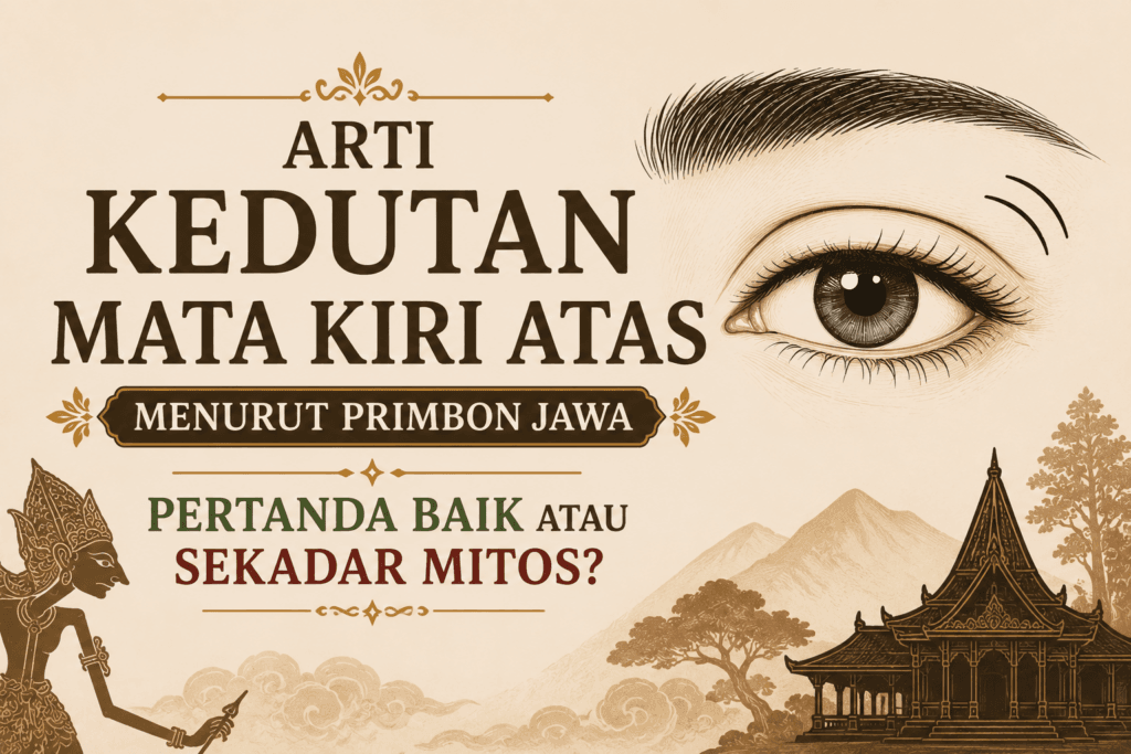 Kedutan Mata Kiri Atas Menurut Primbon Jawa
