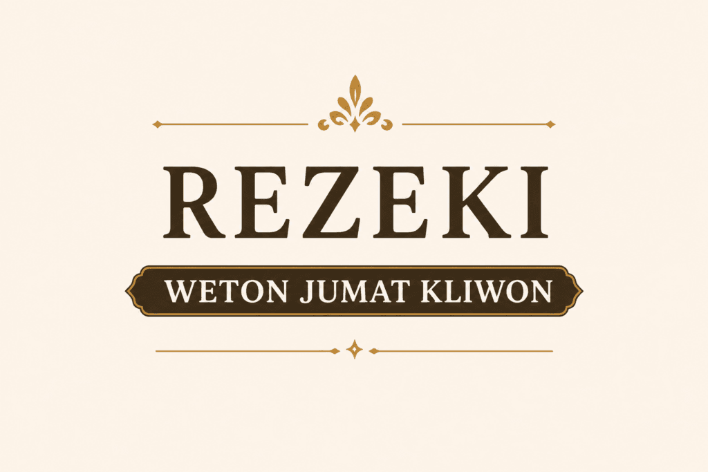 Rezeki Weton Jumat Kliwon