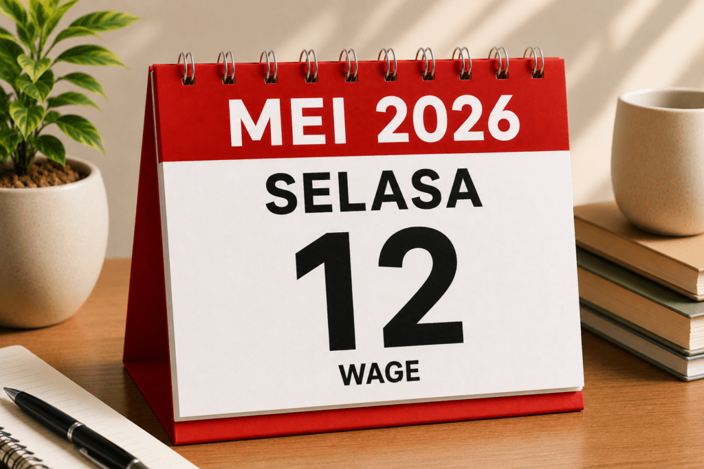 Tanggalan Jawa Hari Ini 12 Mei 2026