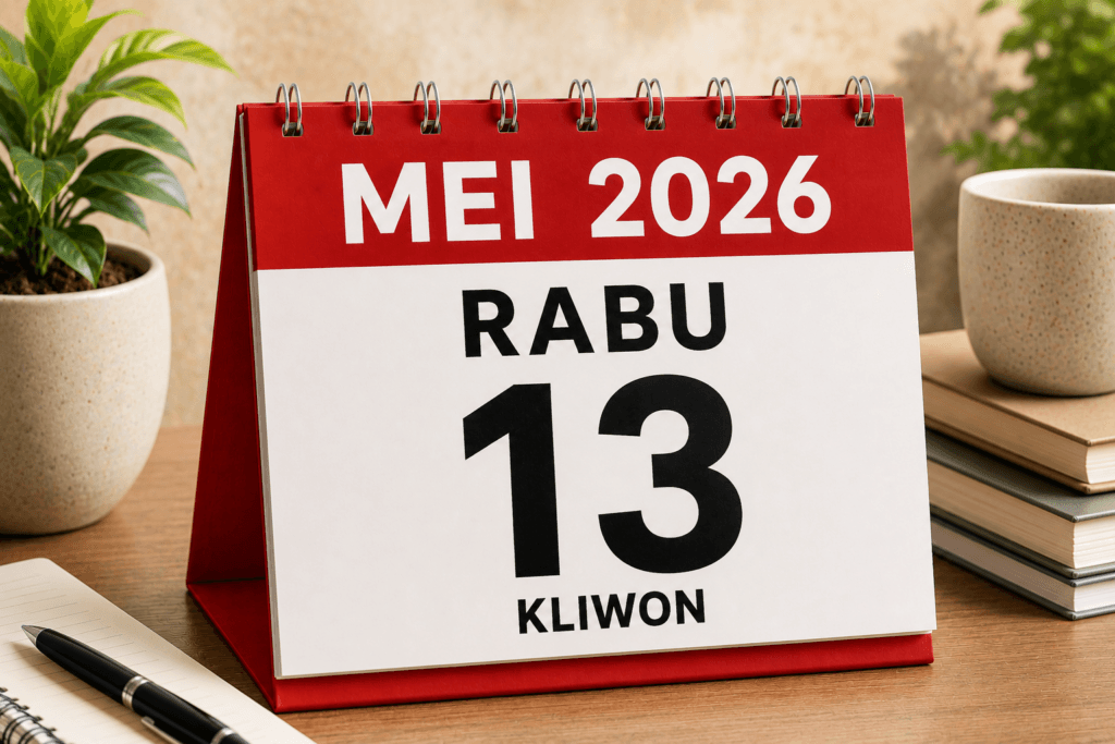 Tanggalan Jawa Hari Ini 13 Mei 2026