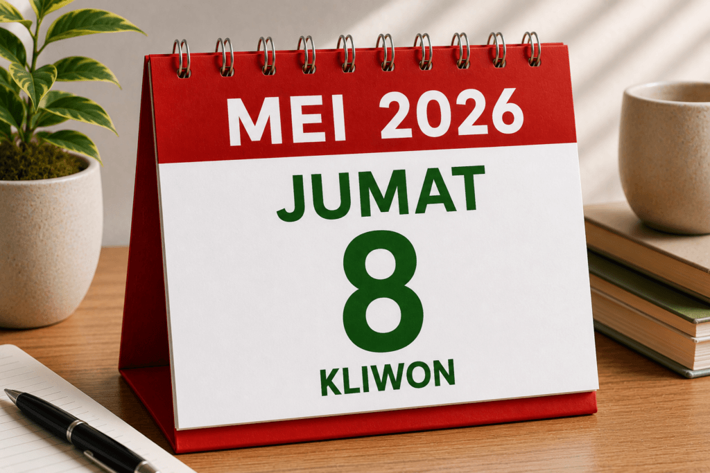 tanggalan Jawa hari ini 8 Mei 2026