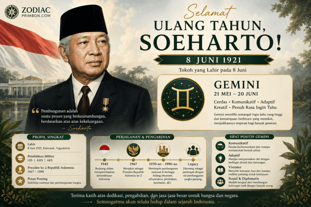 Tokoh yang Lahir pada 8 Juni Soeharto